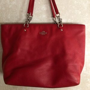 Coach purse red